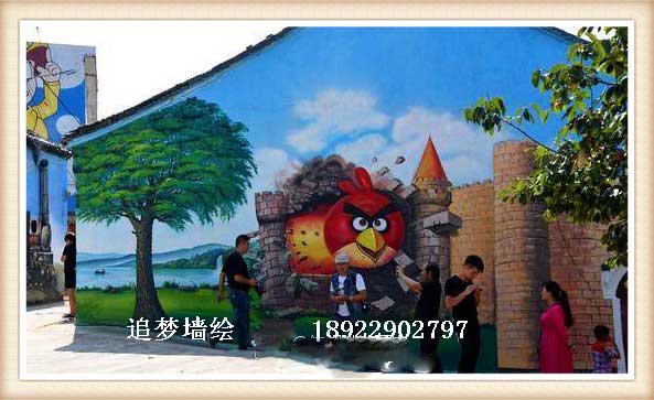 墻體彩繪步驟-追夢給您講解