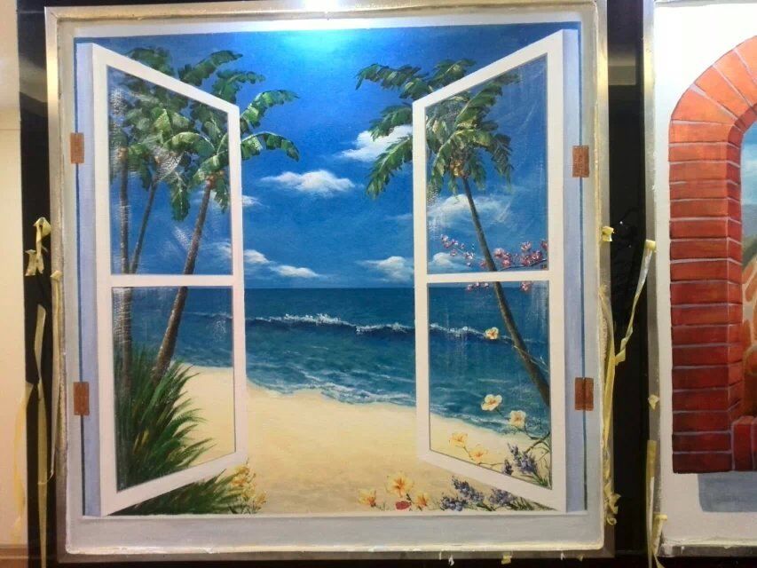 室內美術設計中手繪墻步驟