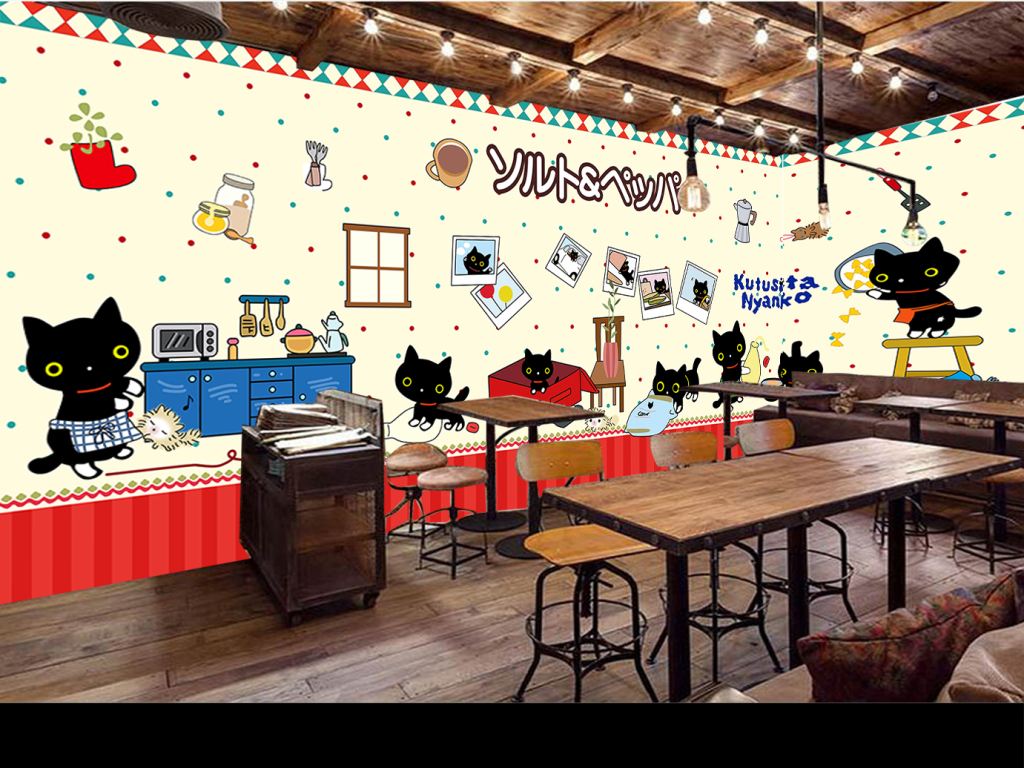 手繪墻繪創(chuàng)意代表年輕一代的個性