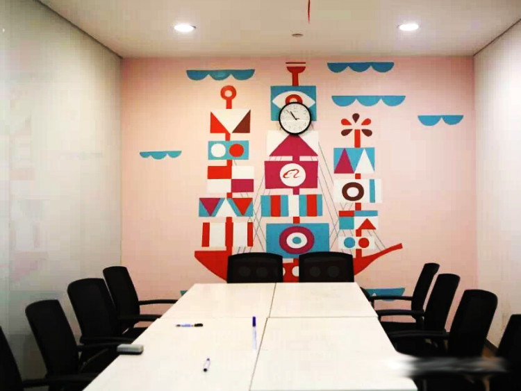 辦公室墻繪設(shè)計(jì)方案,不失莊重彰顯藝術(shù)