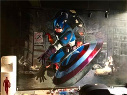 健身房墻體彩繪【墻繪公司】