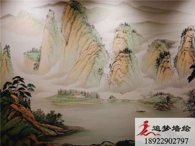 菲藍酒店墻繪【廣州墻繪】