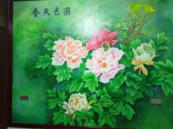 手繪背景墻【東莞墻繪】