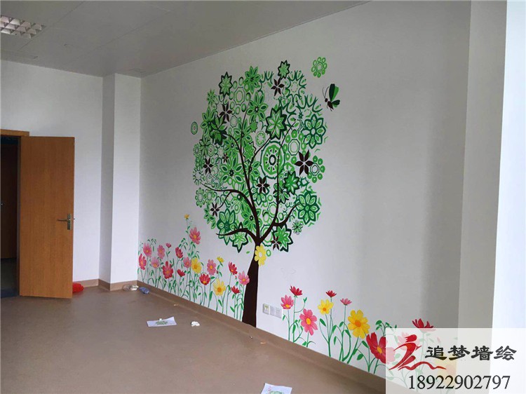 老年病康復醫院彩繪【文化墻手繪】