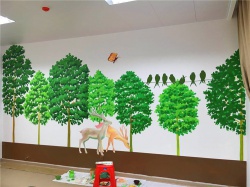 老年病康復醫(yī)院彩繪【文化墻手繪】