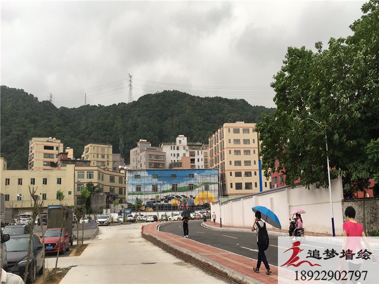 廣州太和文化墻【3D壁畫】