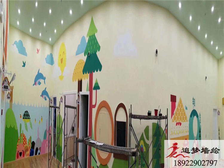 舞蹈室彩繪【3d立體畫】