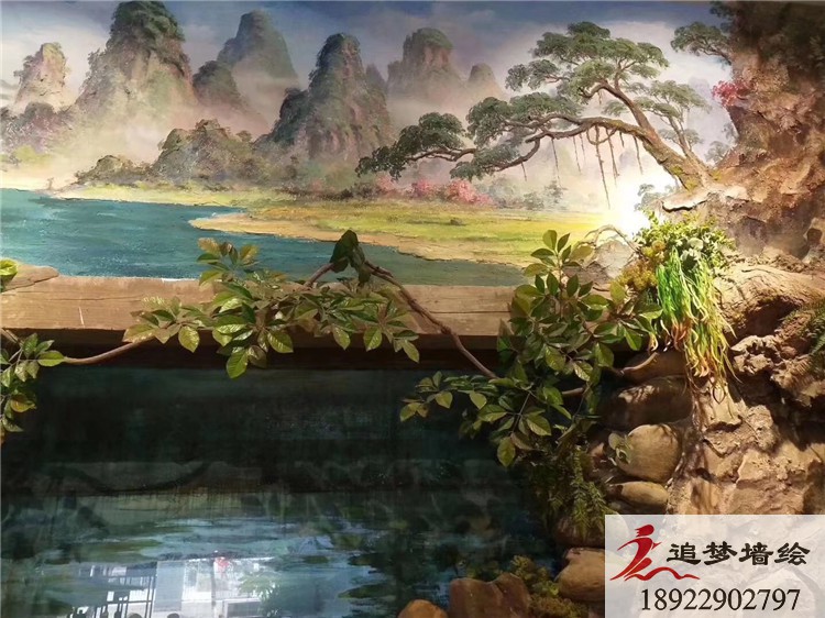 浮雕立體畫【3D壁畫】