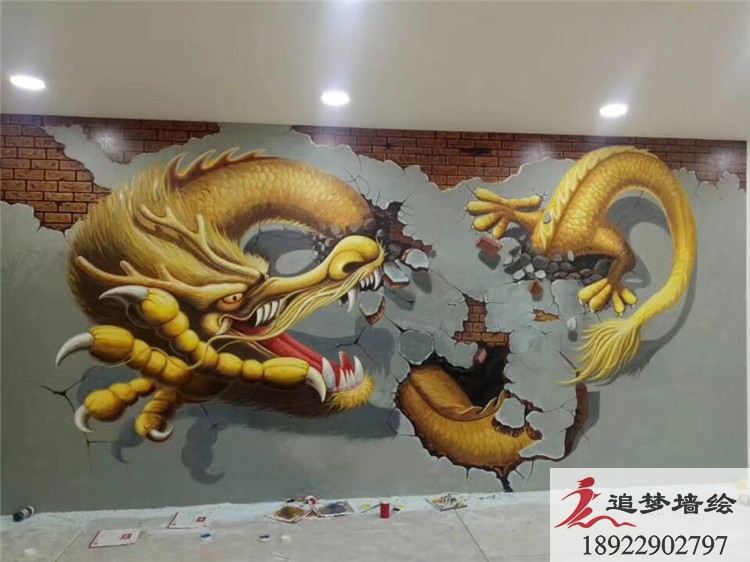 3D立體畫蜘蛛俠【墻繪公司】