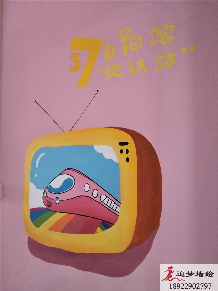 商場墻繪導覽圖