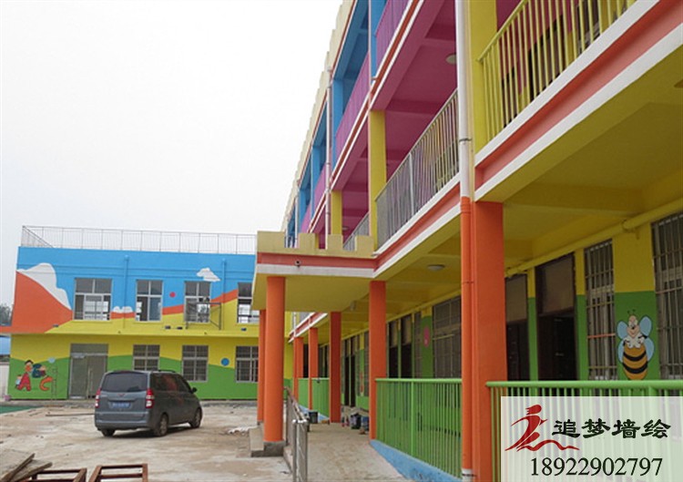 七彩樂迪幼兒園墻繪