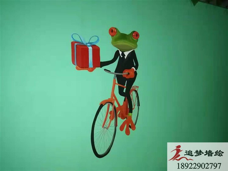 東莞茶山愛福蛙墻繪