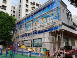 東莞石排太和社區彩繪