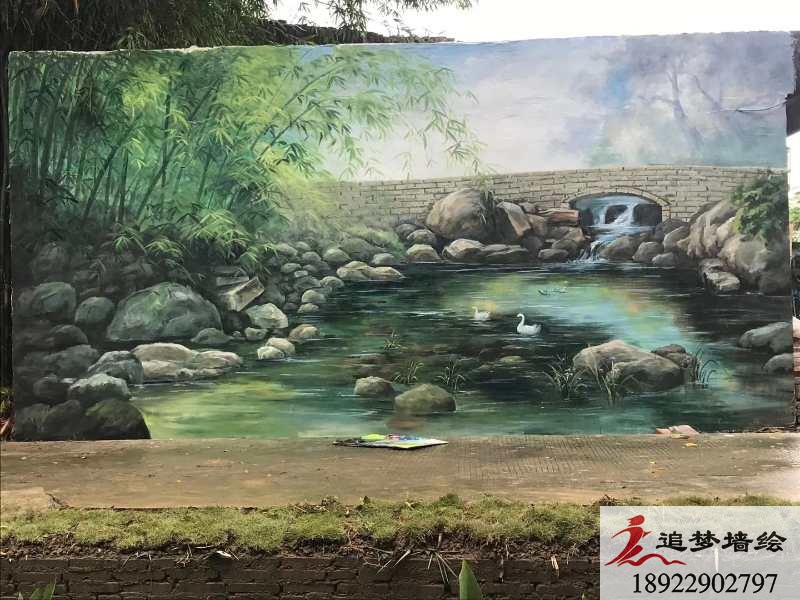 黃埔山水文化墻