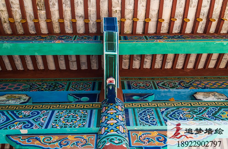 古建筑彩繪深圳福田