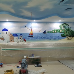 深圳龍崗社區彩繪