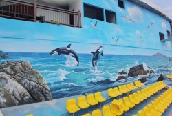 珠海 海洋館海底世界3D涂鴉